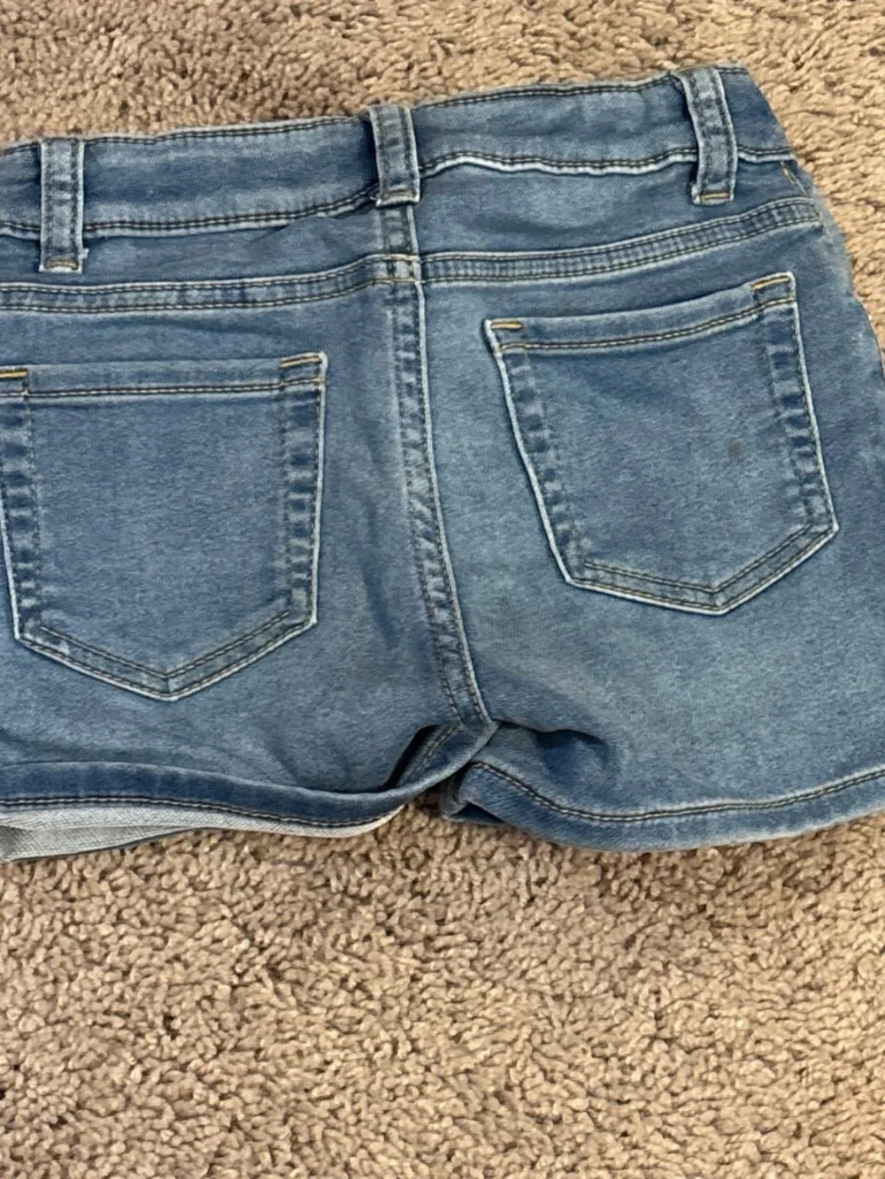 Justice White Girls' Bike Shorts